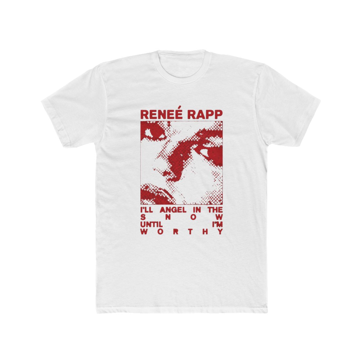 Renee Rapp Close-Up Portrait Boyfriend Fit Girls T Shirt | Reneé Rapp